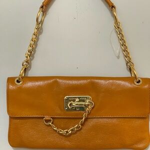 Michael Kors Gold Chain Tan Shoulder Bag